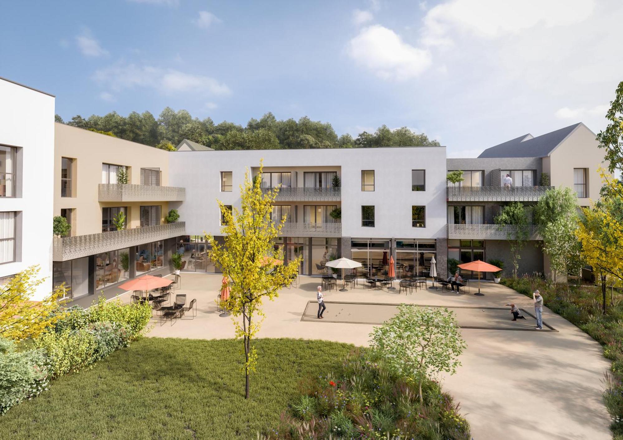 Residence Services Seniors - Domitys Les Jardins D'Ahna Динан Экстерьер фото